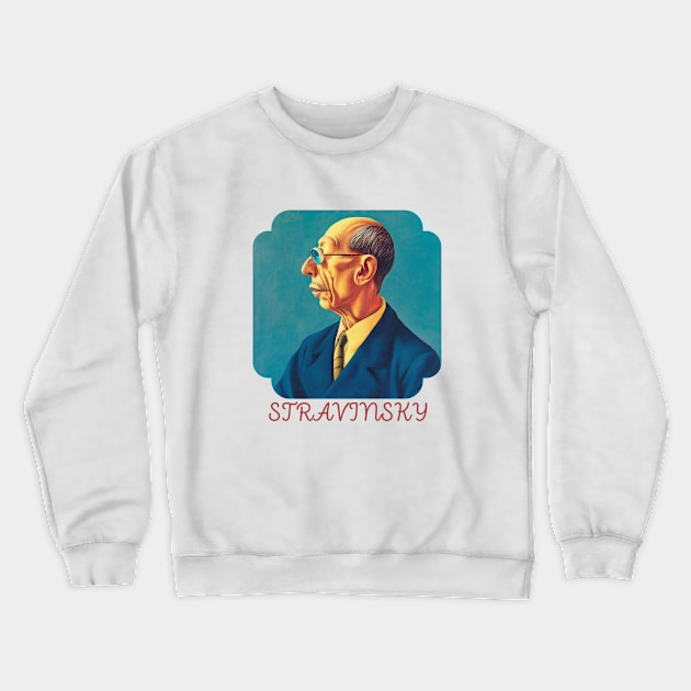 IGOR STRAVINSKY Crewneck Sweatshirt by Cryptilian